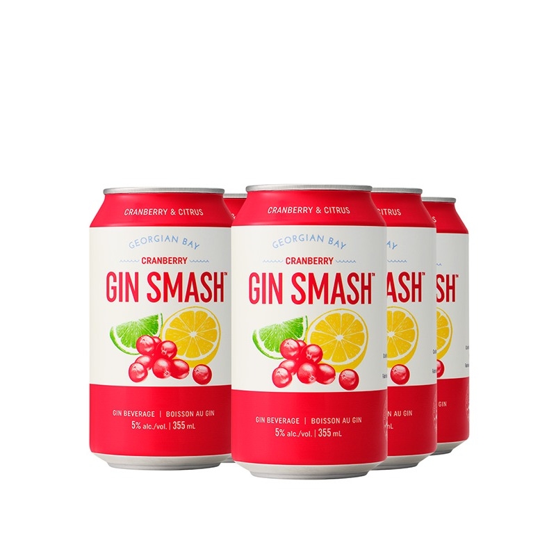 Georgian Bay Cranberry Gin Smash 6pk